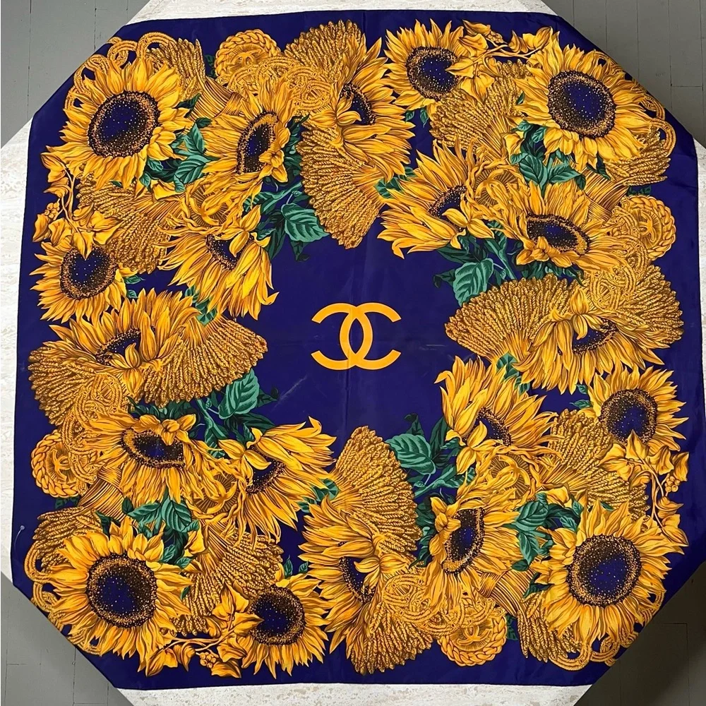 CHANEL | Accessories | Chanel Silk Scarf 97s1980s | Poshmark